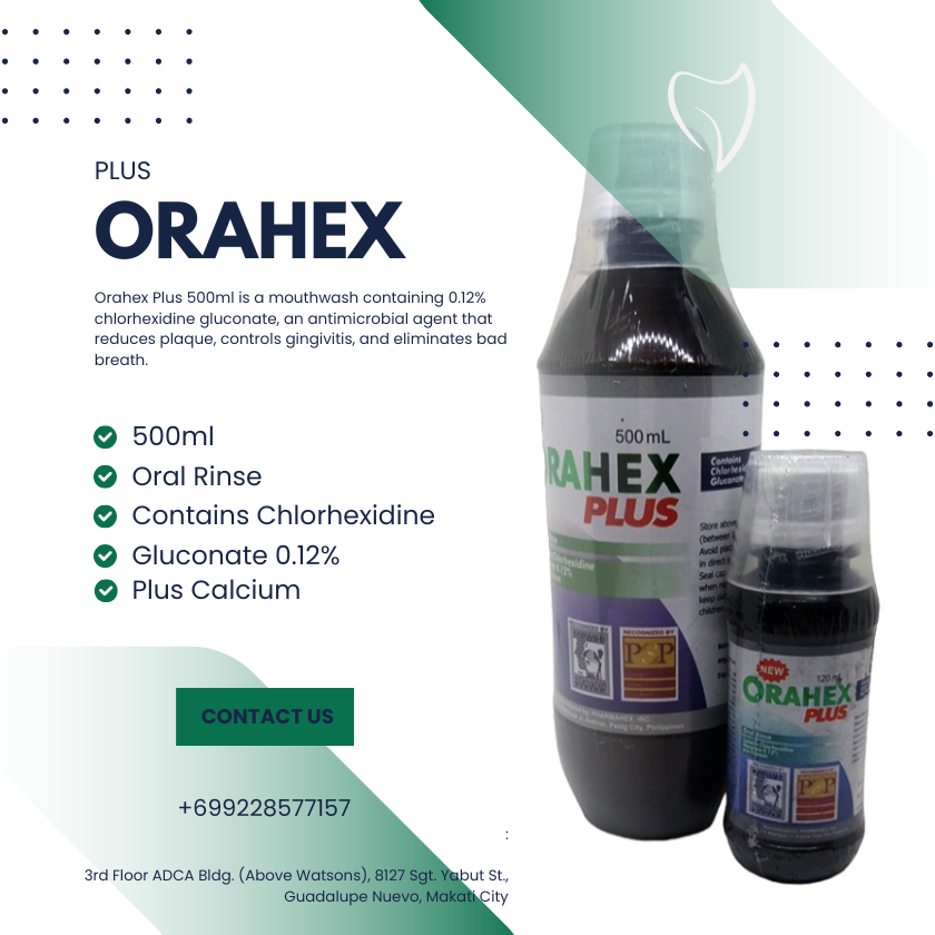 ORAHEX PLUS( (120ml/500ml) ORAHEX PLUS( (120ml/500ml)